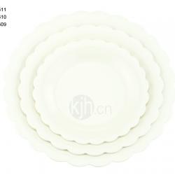 花邊圓型餐盤(pán)(6、4PCS
